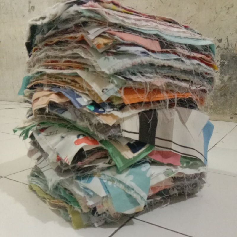 Bahan Kiloan Kain Pereca 20x20 Potongan Sprei