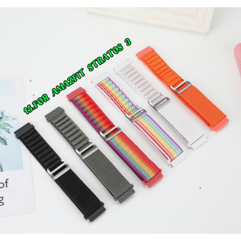 Strap/Tali Jam Smartwatch For Amazfit Stratos 3 - 22mm Nylon