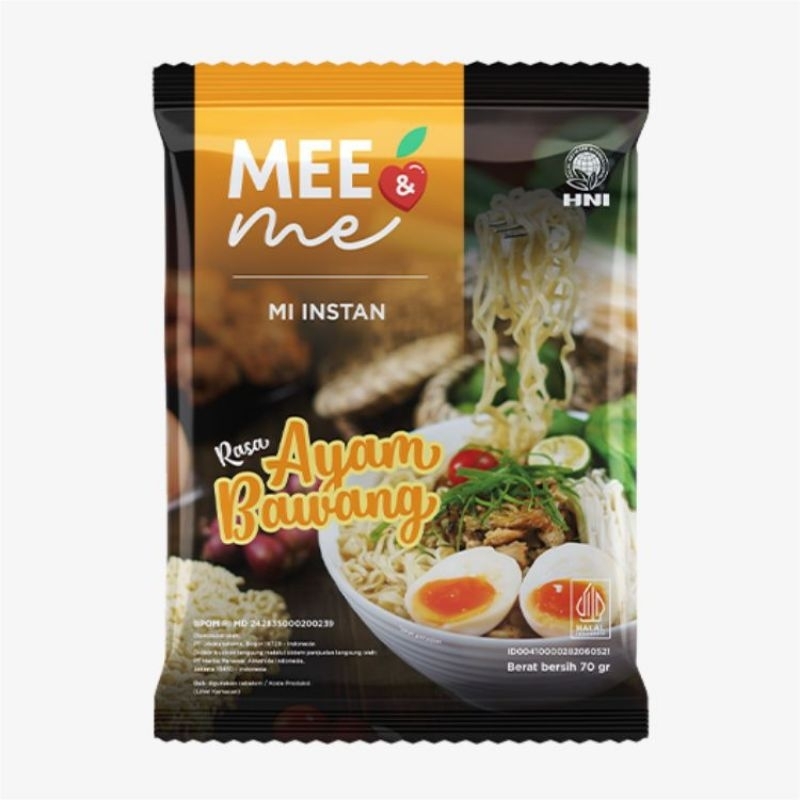

MEE & ME MIE INSTAN KUAH SEHAT AYAM BAWANG HNI HPAI