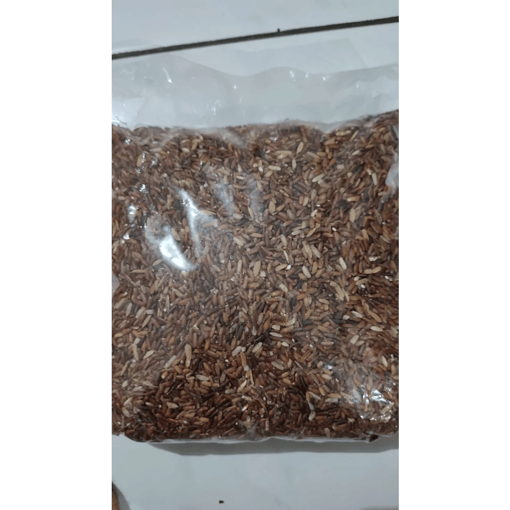 

Beras Merah kemasan Ecer 500gr dan 1kg