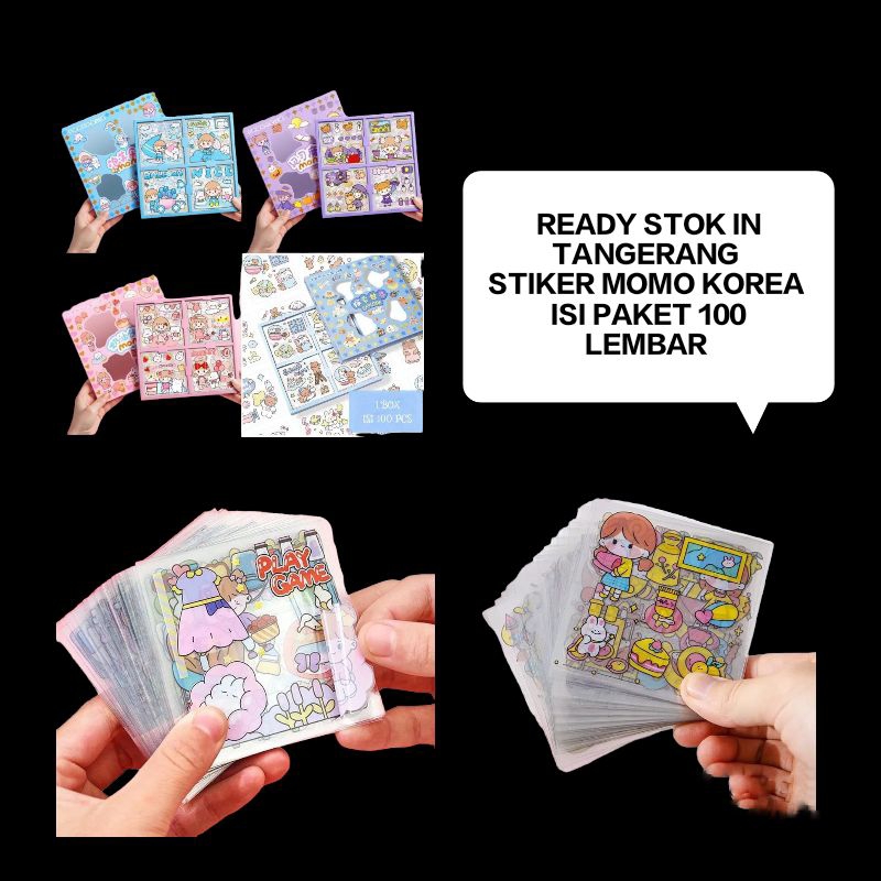 

REJEKI 9393 - NEW STIKET MOMO KOREA KARTUN LUCU LUCU PAKET 100 LEMBAR