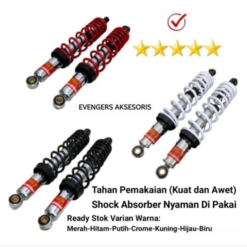SHOCK BREAKER BELAKANG VARIASI MOTOR SUPRA X/SUPRA X 125/SUPRA FIT/FIT NEW/FIT X/REVO/BLADE/REVO ABS