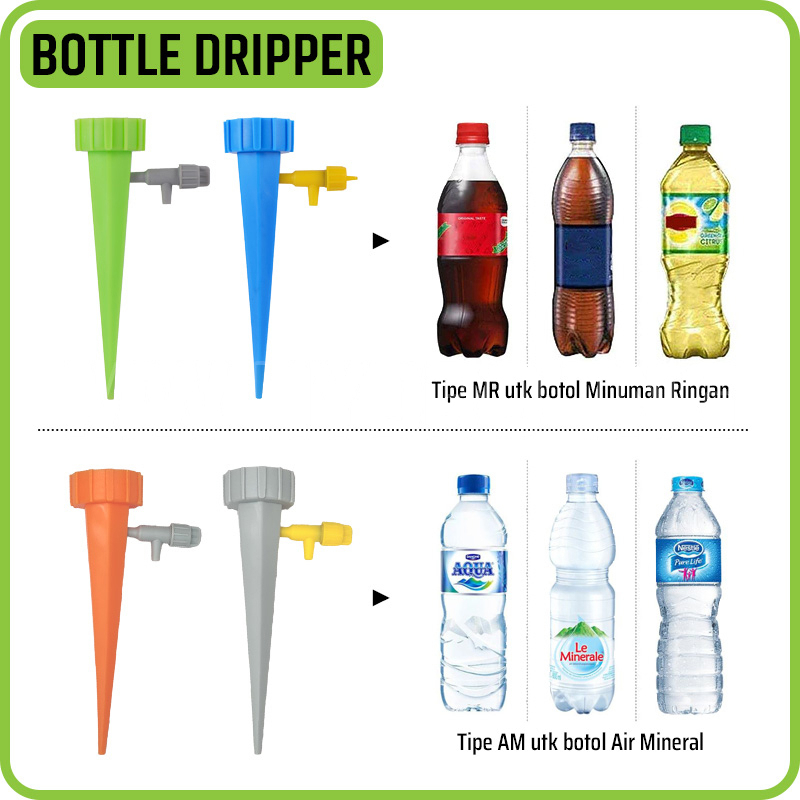 Irigasi Tetes otomatis / Drip Tetes Sistem Alat Irigasi Drip Botol