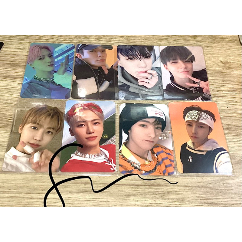 photocard official jeno renjun birthday card jaemin candy beatbox md anniversarry smini glitch mode