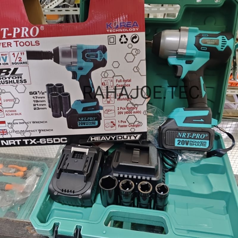 Mesin Pembuka Baut TX65 NRT PRO Cordless Impact Wrench TX 65 NRT-PRO