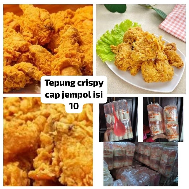 

TEPUNG CRISPY CAP JEMPOL FREE CENTONG INI YG ISI FULL YA BERATNYA