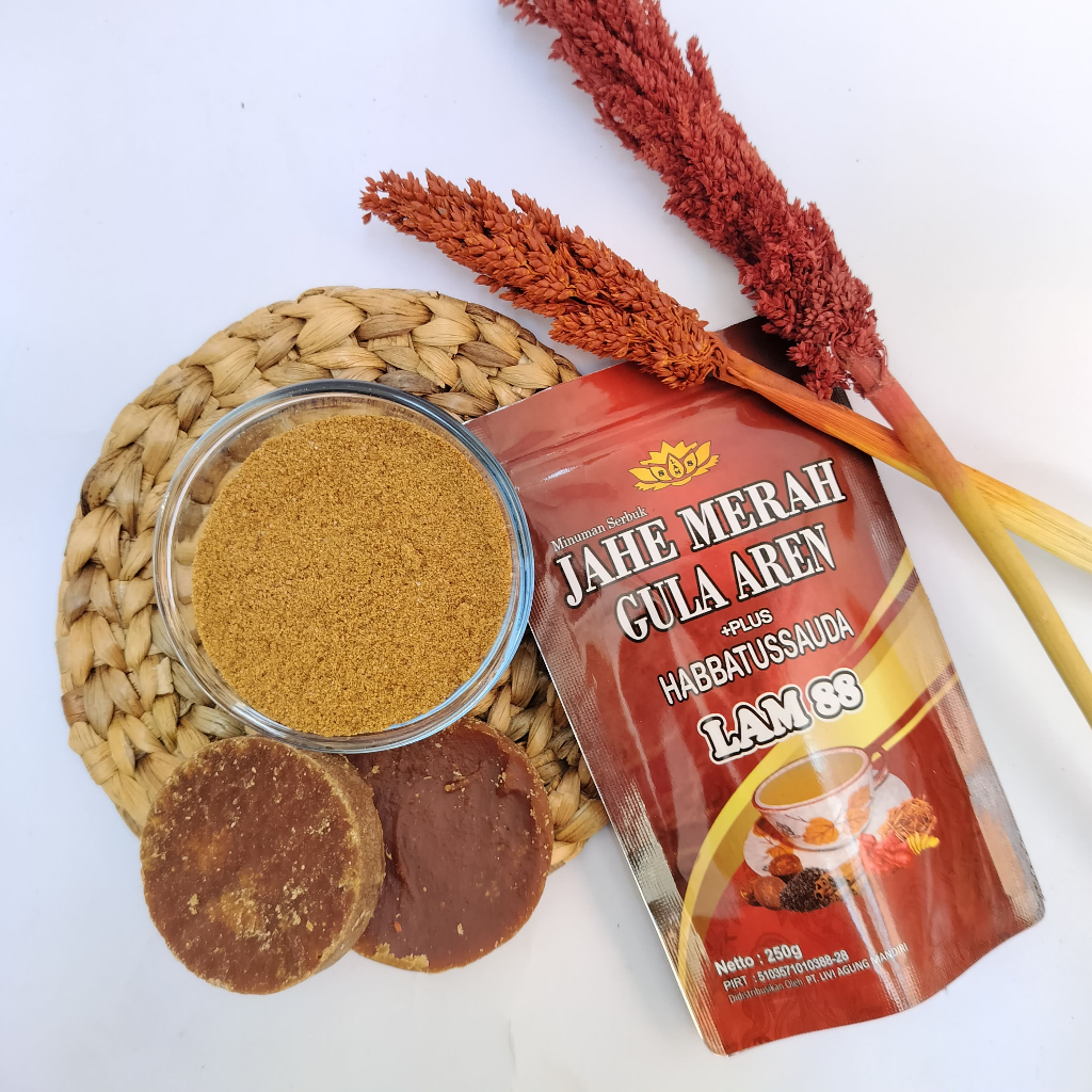 MINUMAN JAHE MERAH GULA AREN PLUS HABBATUSSAUDA