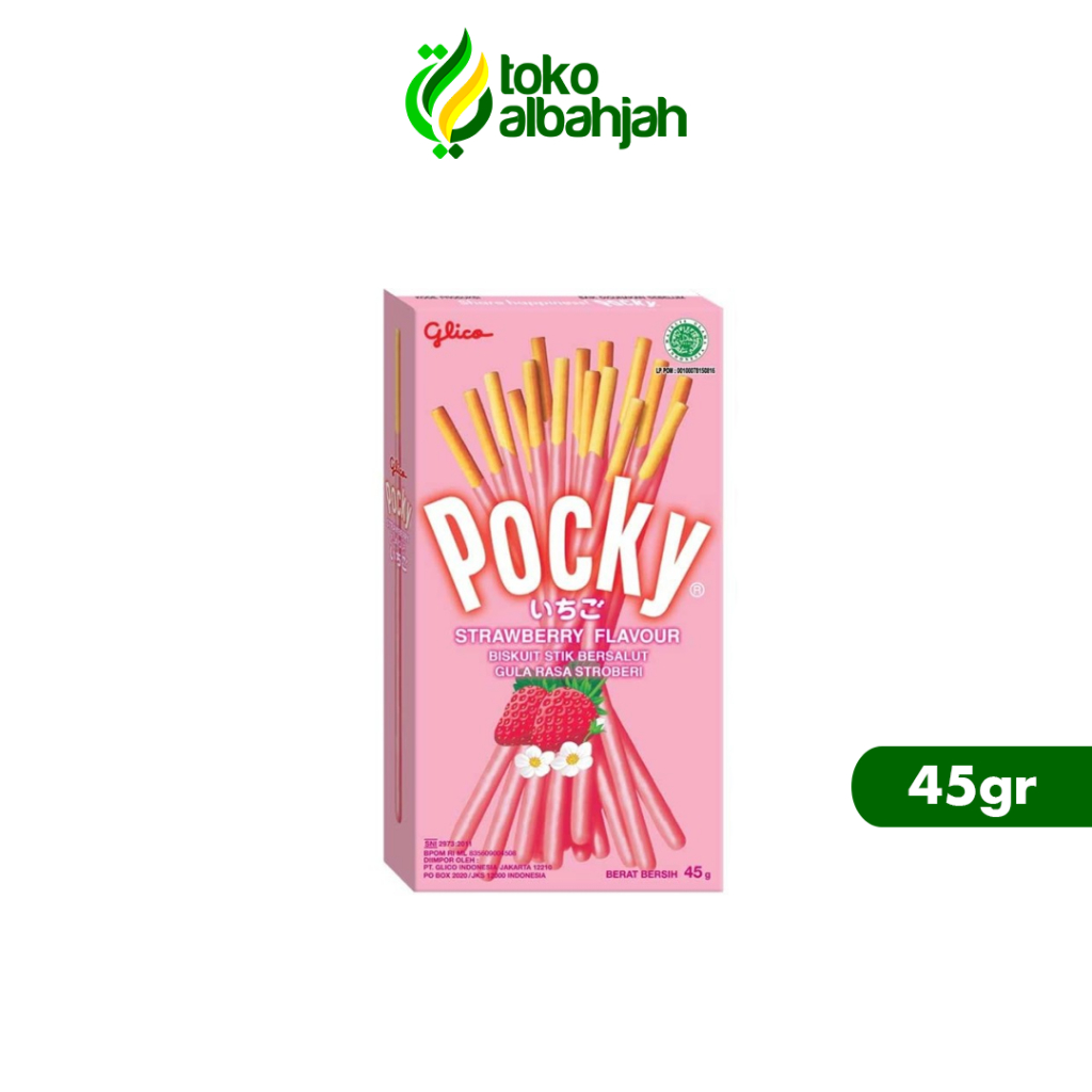 

POCKY STRAWBERRY Biskuit Stik Rasa Stroberi 45gr