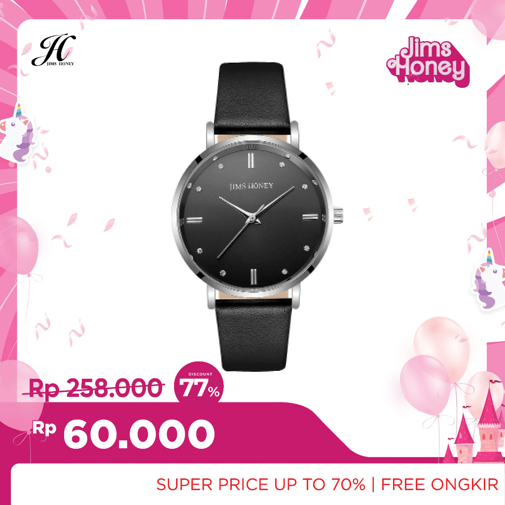 JIMS HONEY - JAM TANGAN 8123 - JAM WANITA - JAM JIMS HONEY - JAM TANGAN WATERPROOF