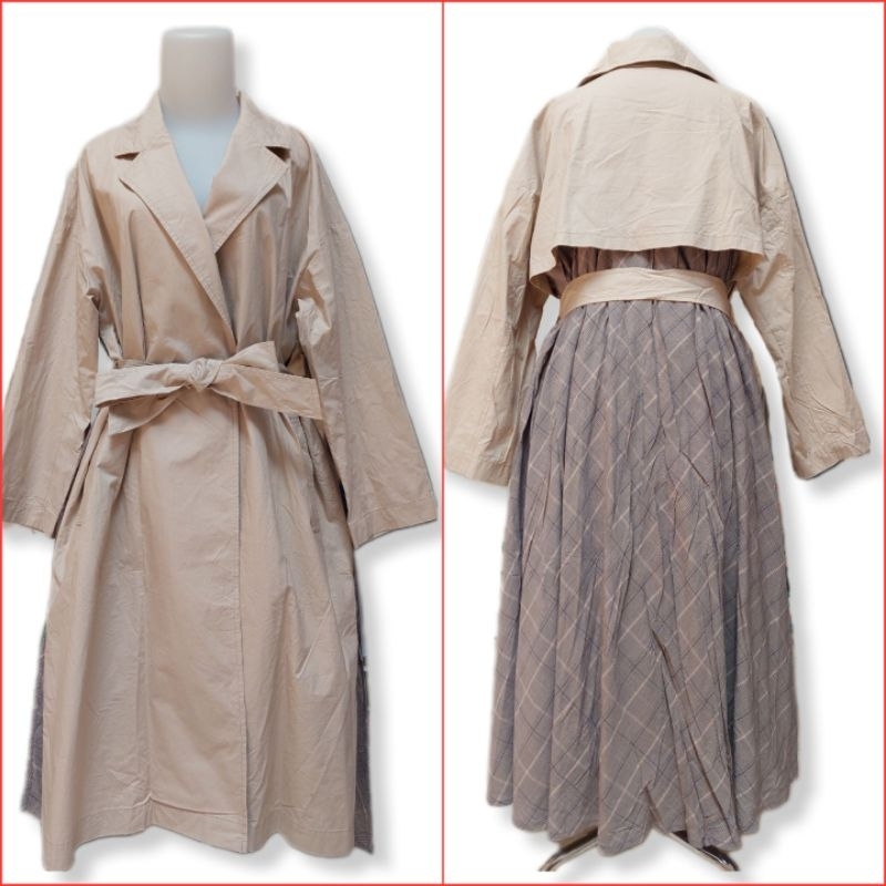 pleated coat/Plisket coat for women