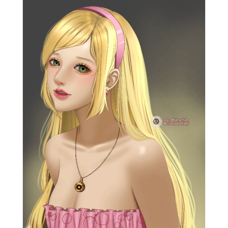 Jasa gambar anime/semi manhwa digital art