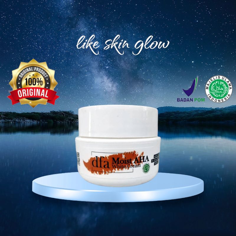 [100%ORI] DFA Moist AHA White Cream/Pelembab Wajah