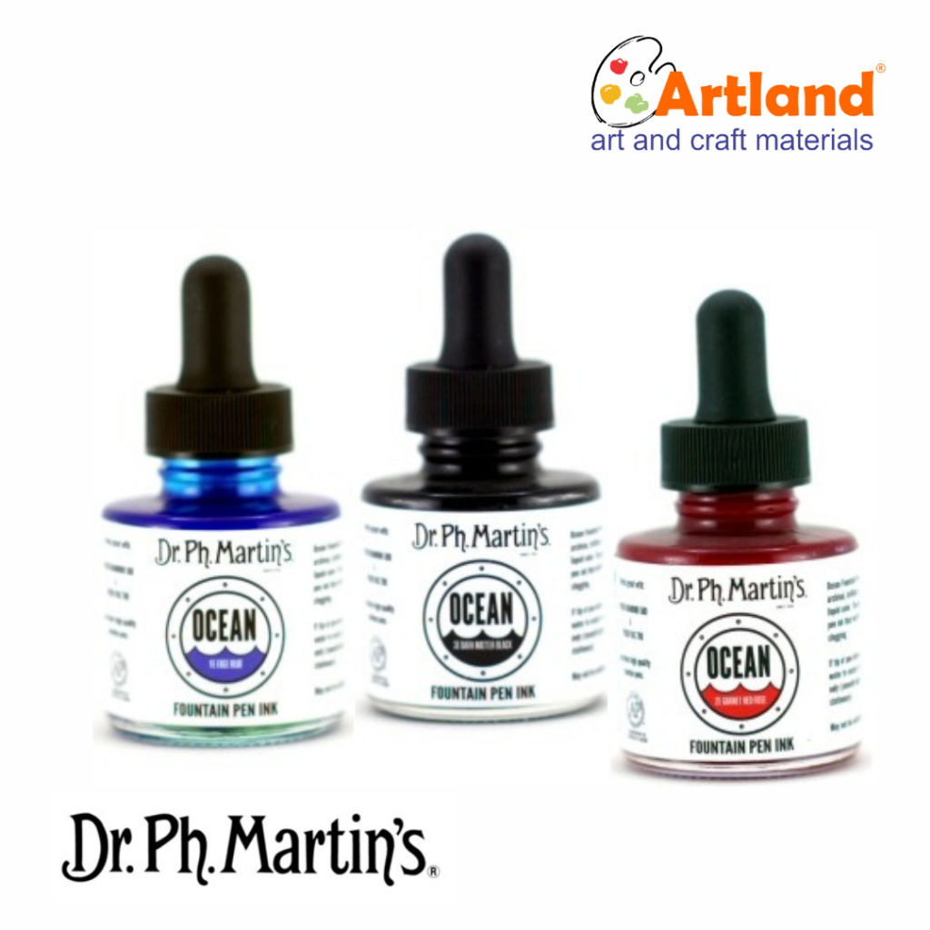 

Dr Ph Martin's Ocean Fountain Pen 30 ml // Tinta Pen Laut India