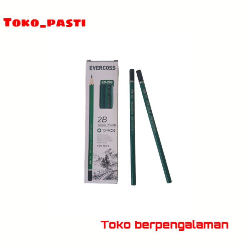 

PENSIL 2B EVERCROSS FOR COMPUTER EV 209 jual per lusin
