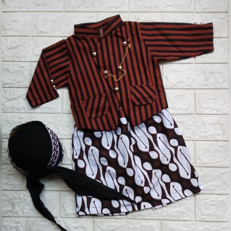 Beskap anak/Beskap Bayi/Beskap tedaksiten/Beskap pakaian adat jawa