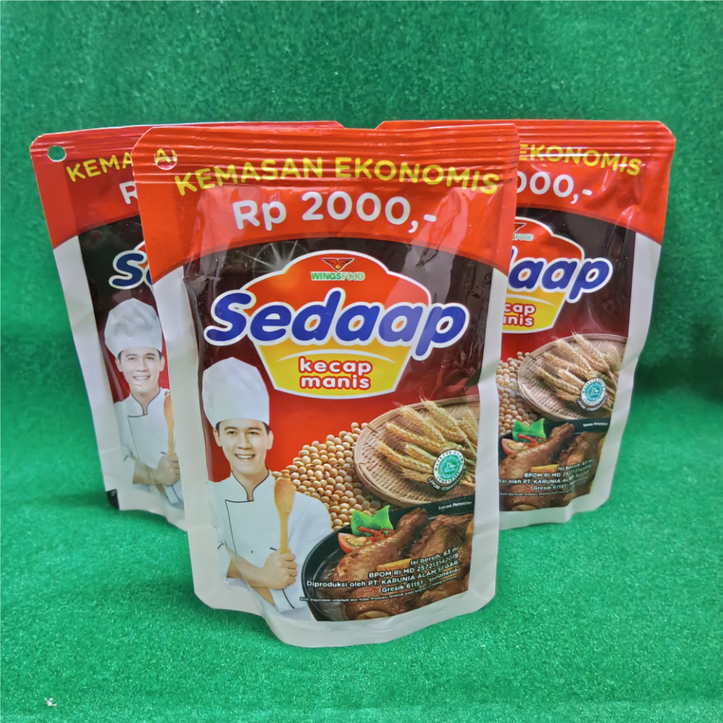 

KECAP SEDAAP kemasan ECERAN 2000 // KECAP SEDAP 63 ML