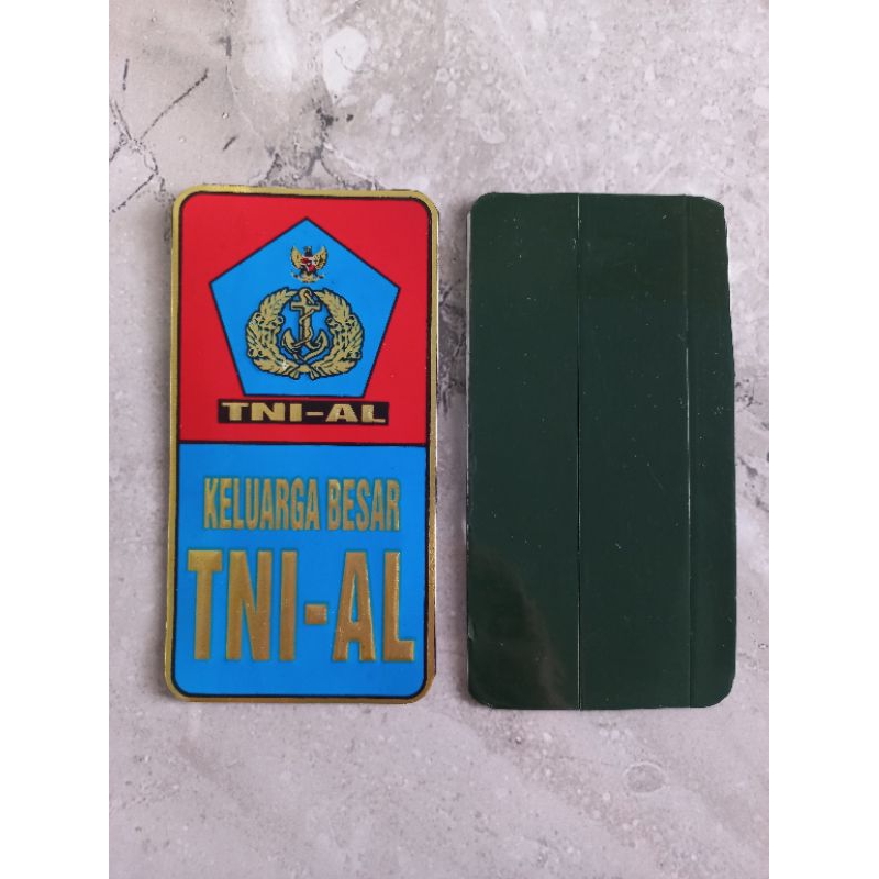 STICKER PLAT MOBIL TNI AL - STICKER PLAT TIMBUL - STICKER PLAT MOBIL