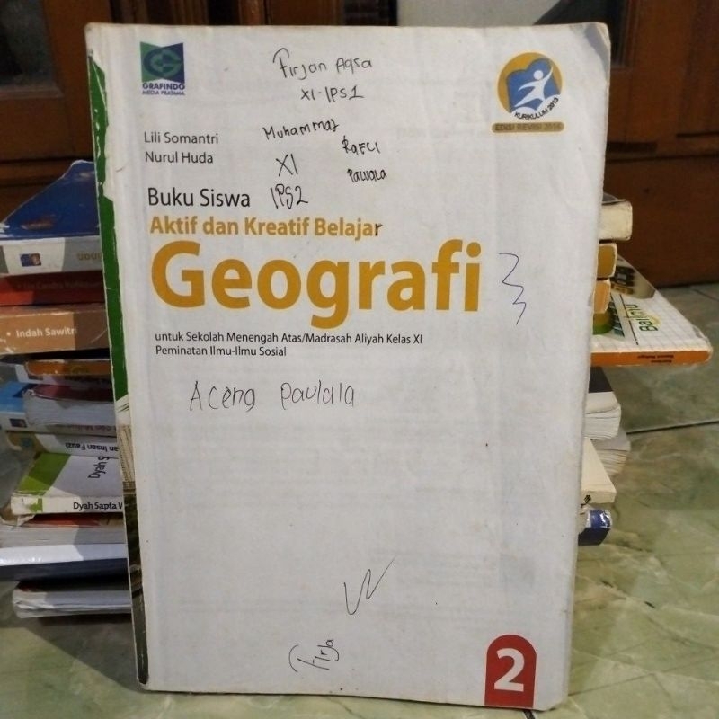 BUKU PAKET GEOGRAFI KELAS 11/ BUKU PAKET GEOGRAFI KELAS 2 SMA GRAFINDO