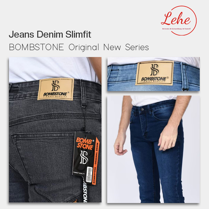 Jeans Denim Slimfit BOMBSTONE Original New Series