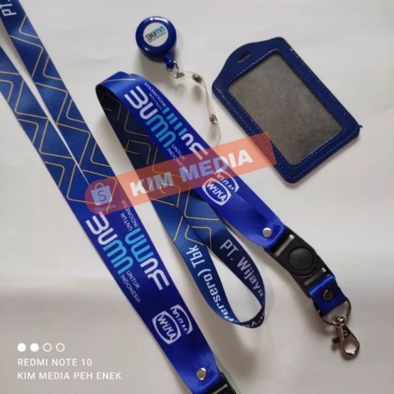 

LANYARD WIKA BUMN PRINTING TALI IDCARD WIKA BUMN ANTI LUNTUR