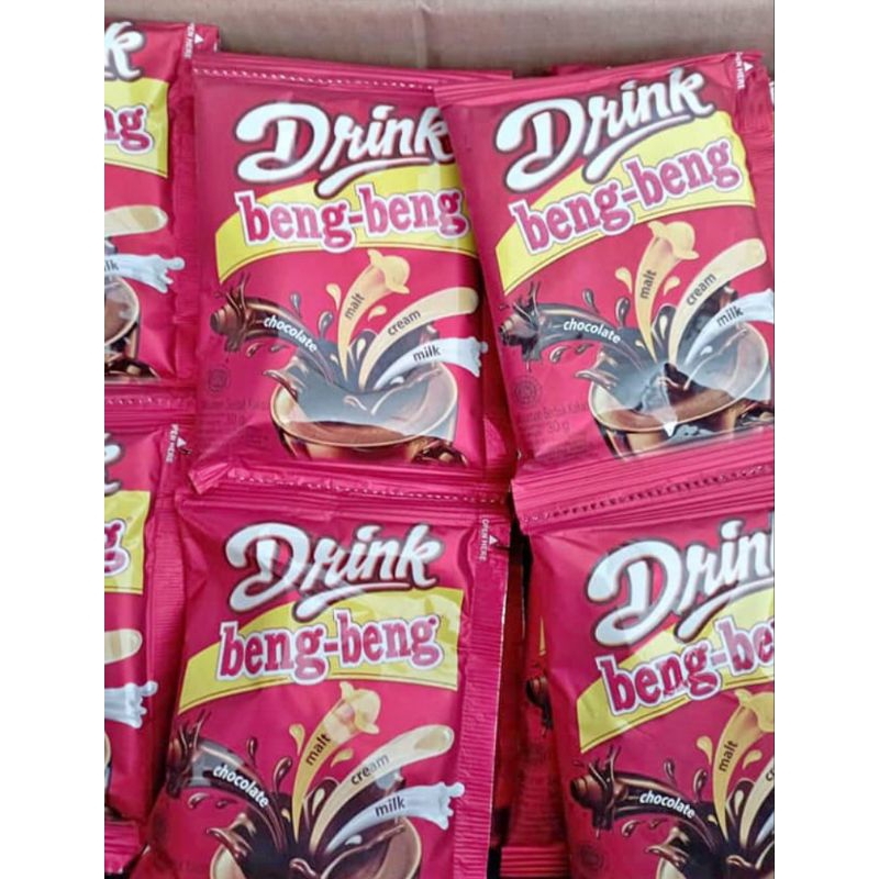 

BENG BENG DRINK RENCENG10 SACHET X 30GRAM DRINK MINUMAN COKLAT RENCENG