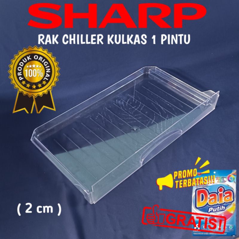 RAK CHILLER KULKAS SHARP 1 PINTU ORIGINAL.