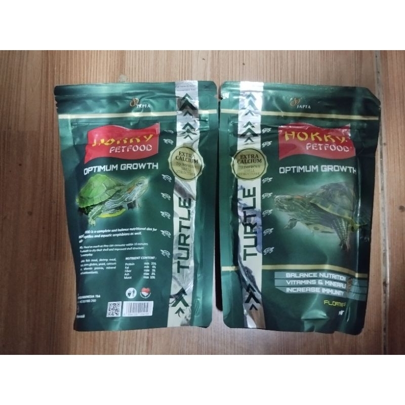 PELET HOKKY TURTLE BY JAPFA FLOATING TYPE 100 GRAM/PELET KURA KURA
