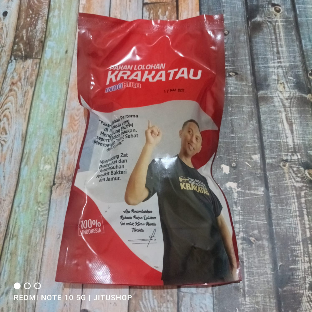 Krakatau Pakan Voer Lolohan Burung Murai Batu Trotol Krakatau++ Enzym Bubur Loloh Piyik Anak Burung 