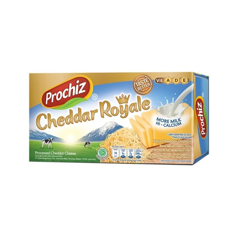 

PROCHIZ keju CHEDDAR 160gr royale