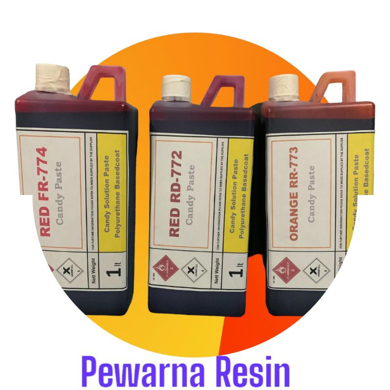 Pewarna resin pewarna cat candy tone untuk bahan pewarna cat solvent