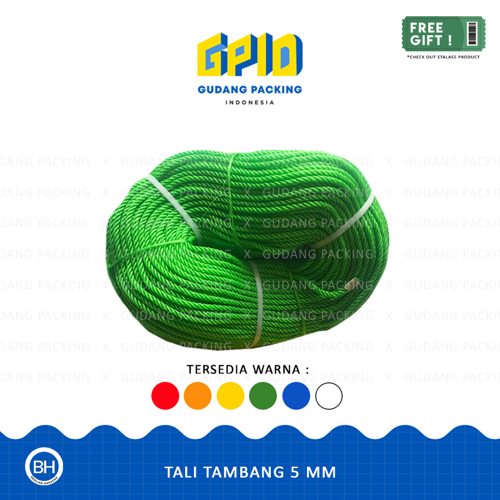 

Tali Tambang 5mm / 5 mm Super Quality