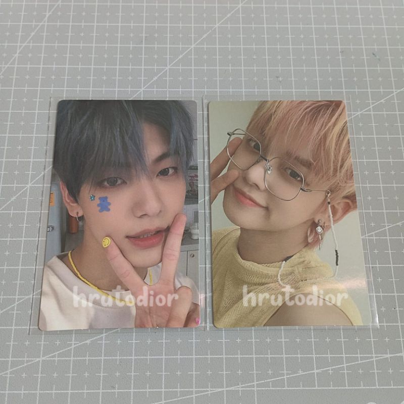Soobin Yeonjun TXT Photocard Blue Hour R Vers