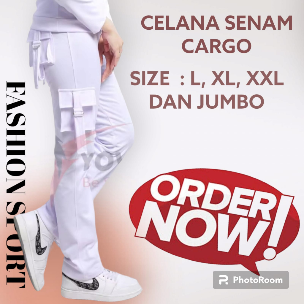 CELANA CARGO JUMBO/CELANA PDL WANITA/CELANA OLAHRAGA KANTONG 4/CELANA SENAM