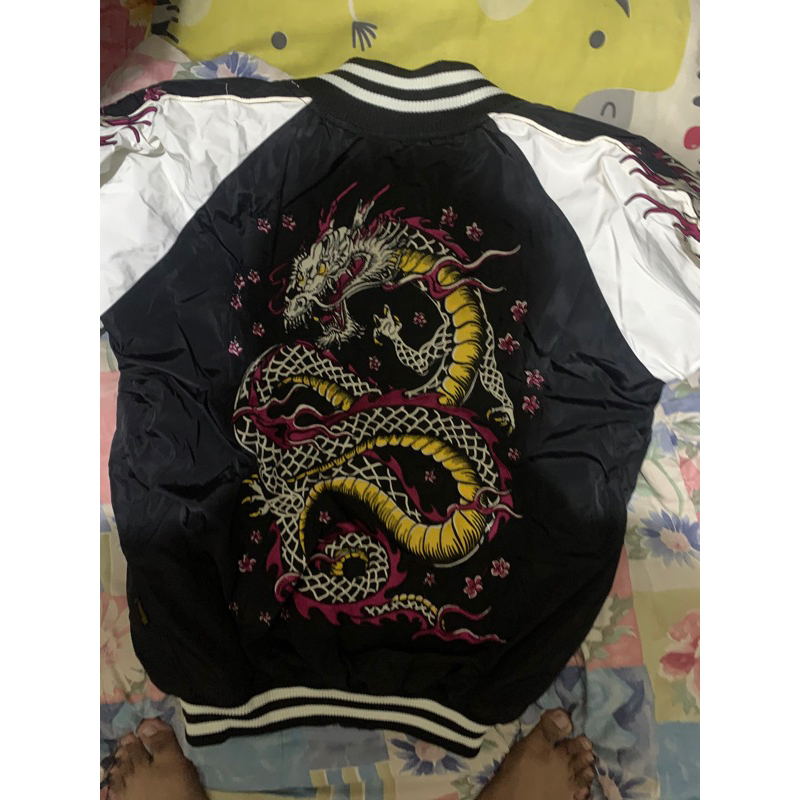 sukajan jacket memphis - kuro ryujin