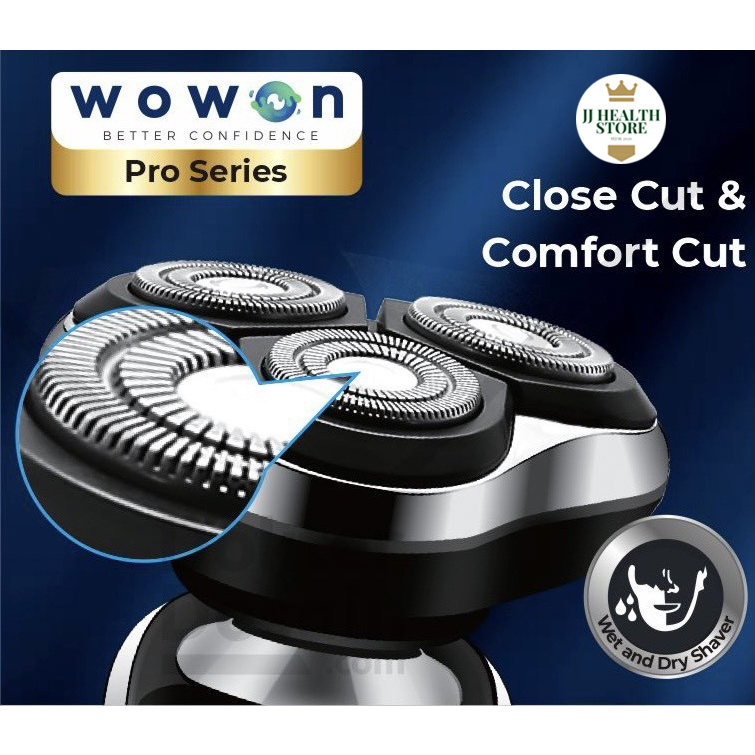 Refil Kepala Cukur Wowon Pro Series Shaver - Close & Comfort Cut