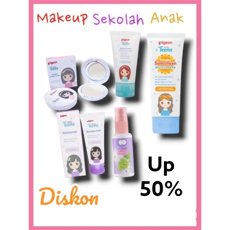 Paket Pigeon Anak Skincare Satu Set Untuk Kulit Wajah Anak Anak Dan Remaja Skincare 1 Paket Untuk Me