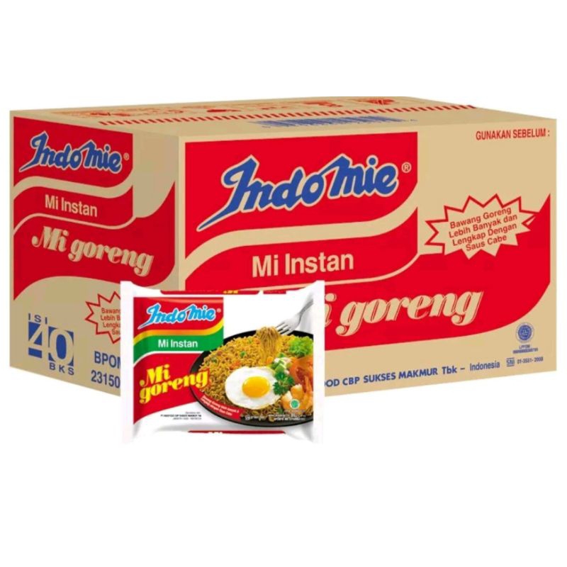 

Indomie goreng 1 dus