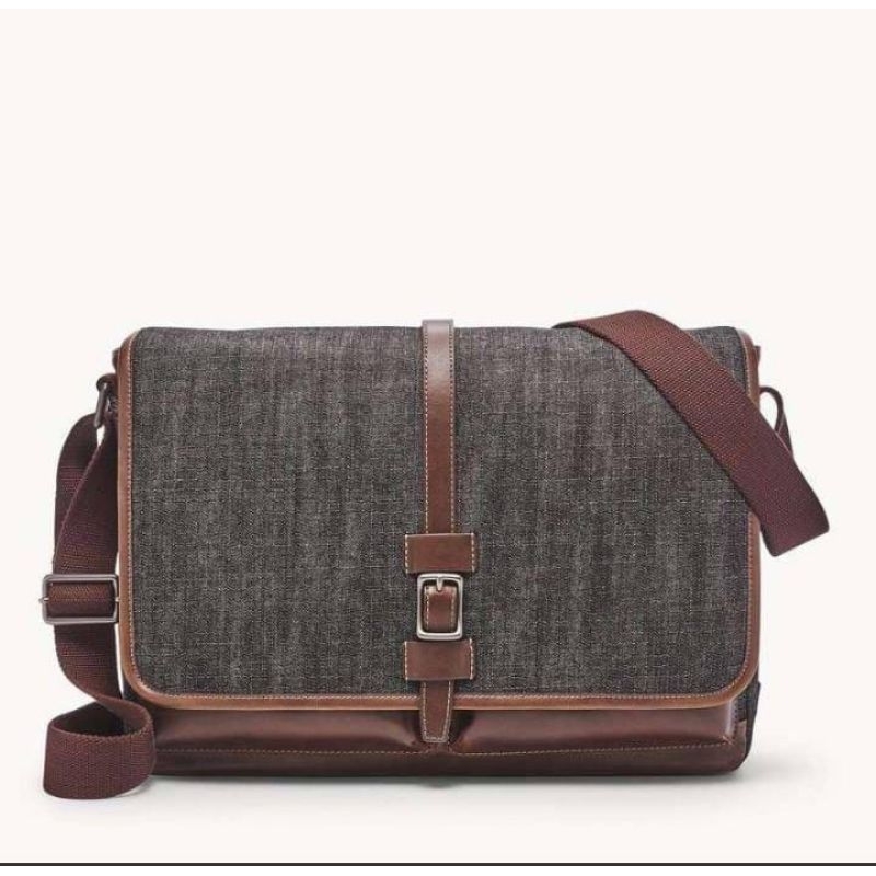 Fossil kenton messenger brown multi