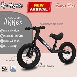 Pushbike Push Bike balance Sepeda Keseimbangan I-Cycle Annex
