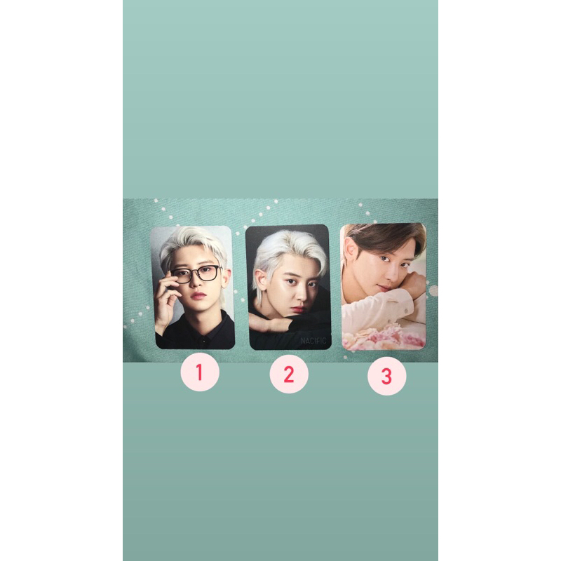 OFFICIAL PHOTOCARD CHANYEOL EXO x NACIFIC