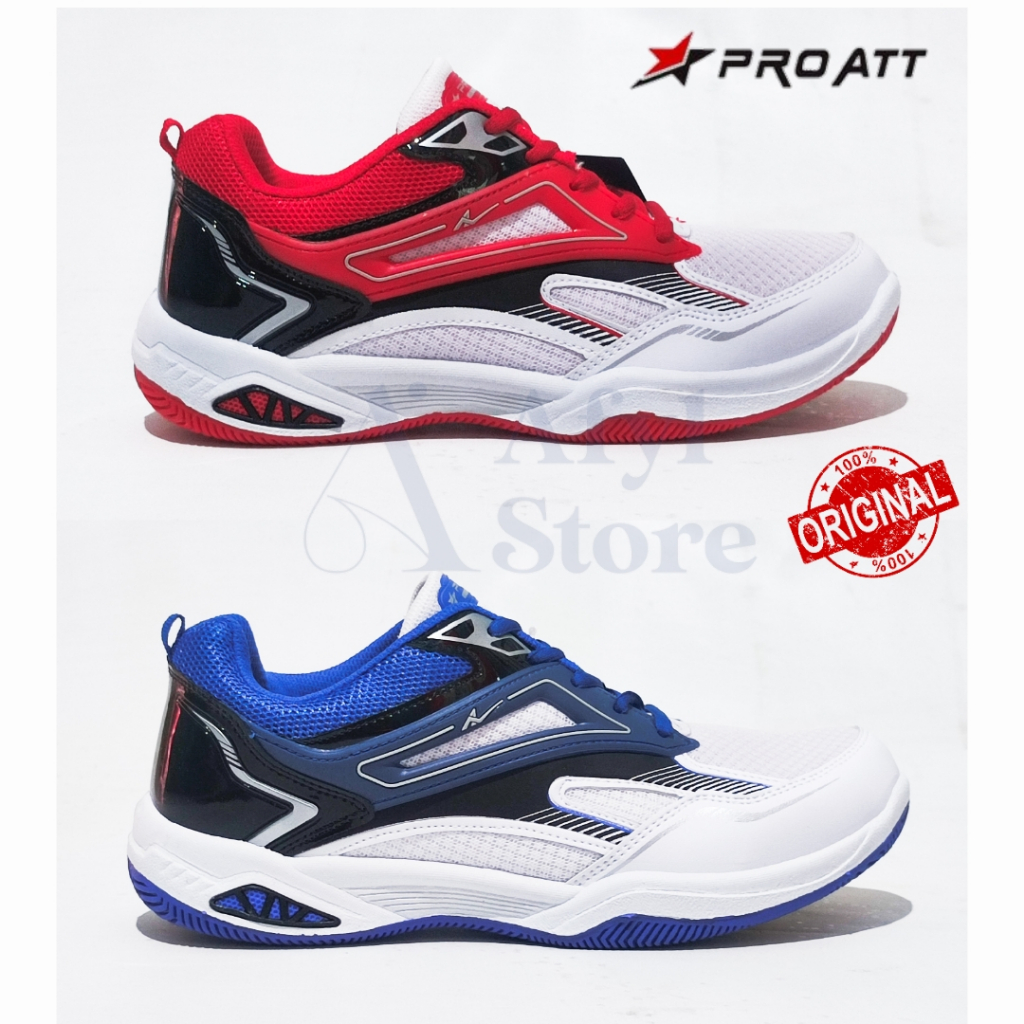 [ORIGINAL] Sepatu Badminton Pro Att Pria Dewasa / Sepatu Olahraga Pria Laki Laki