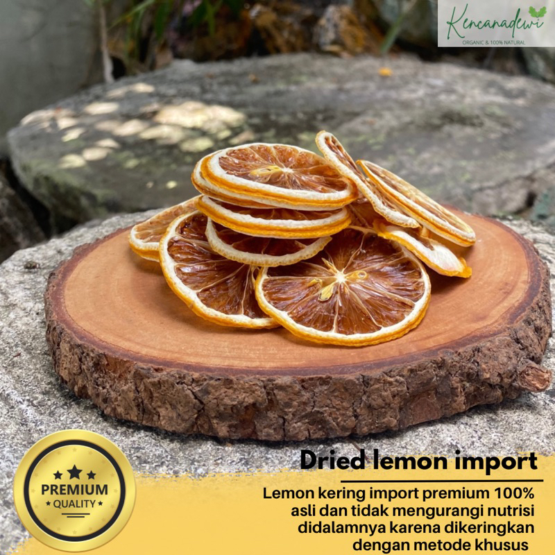 

Dried Lemon Slice Organic Premium Import-Lemon Kering Iris Murni