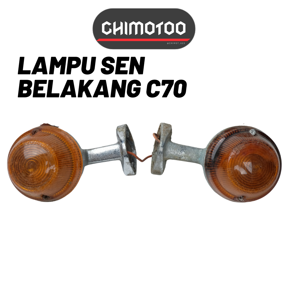 Lampu Sen Sein Riting Belakang Honda C70 C 70 Nos Babed Harga 2 Pcs