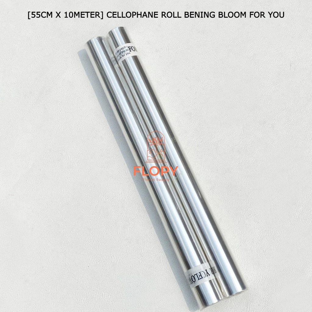 

[1 Roll] Cellophane Roll Bening Bloom For You / Cellophane Bening Roll / Flower Wrap