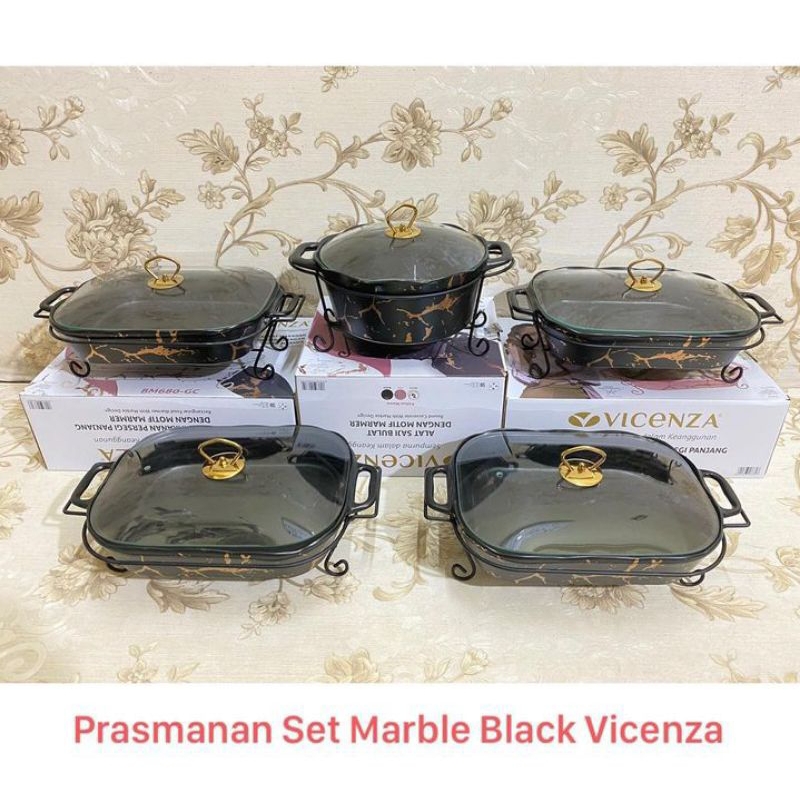 Prasmanan Marble Keramik Vicenza Set 5