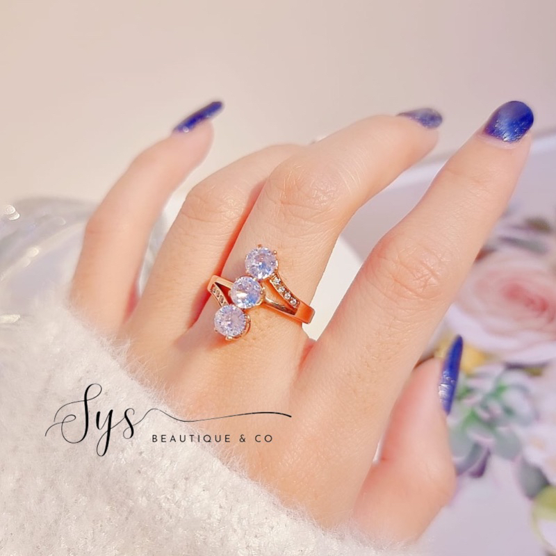 cincin titanium mata anti karat look like mas 17k