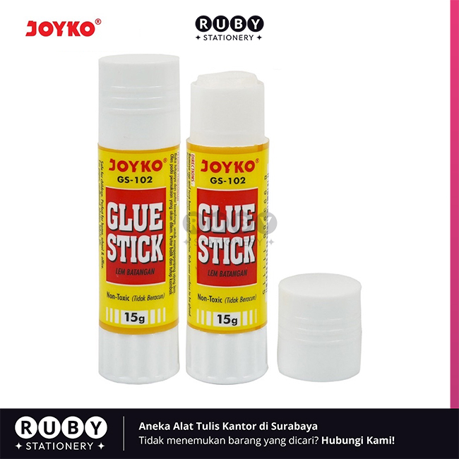 

RUBY STATIONERY Lem Kertas Batang GS-102 (15gr) Joyko - Glue Stick