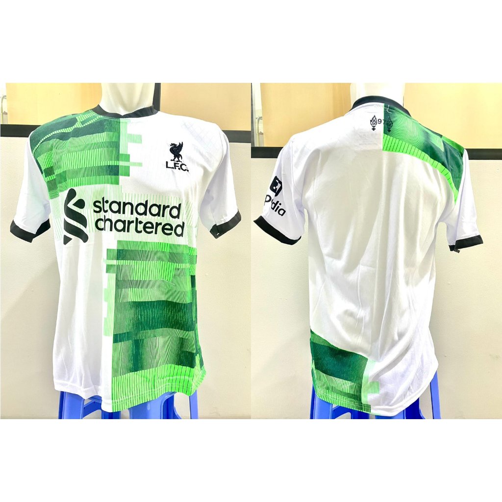 Baju Bola Jersey Futsal Dewasa Liverpool Putih Size L