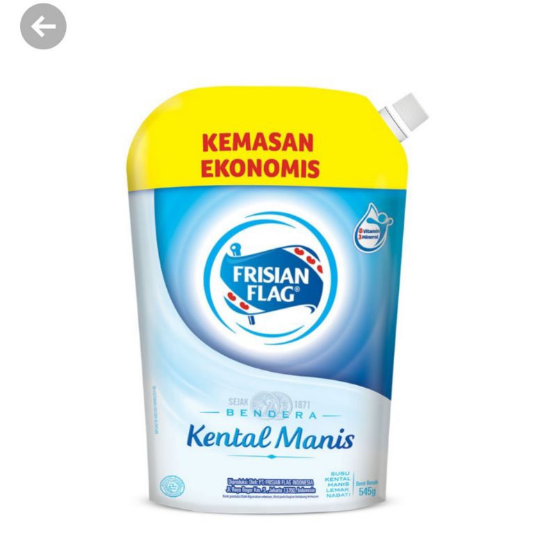 

Frisian Flag Susu Bendera Susu Kental Manis Putih Pouch 545gr