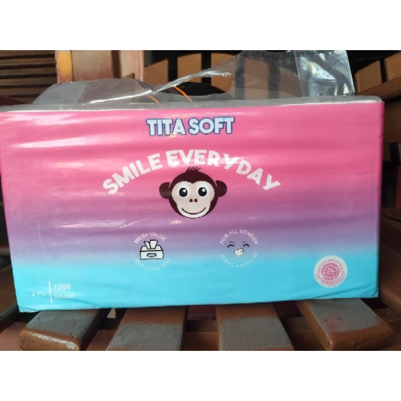Tissue kiloan gram tisu TiTa soft 1000 lembar facial murah